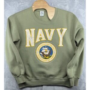 Vintage USA Galt Sand NAVY Crewneck‎ Sweatshirt Green Men's Size L
